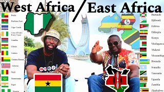 West Africa & East Africa Differences? Why Diasporans Love West..Kenya, Nigeria, Ghana