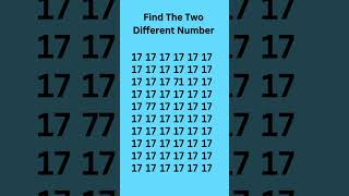 Find The Difference between Numbers #odd #quizgames Part  7 #odd #quizgames #quiz