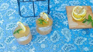 Barbecued lemon lemonade