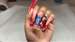 One stroke nail art cartoon nail design | Nail art designs 2023 | nail tutorial