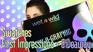 Wet n Wild Goth-O-Graphic Collection | GIVEAWAY | First Impressions | Swatches