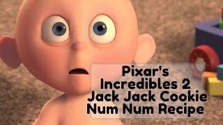 ANDY EATS: Making Pixar's Incredibles 2 Jack Jack Num Num Chocolate Chip Cookies | Delicious COOKIES