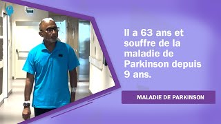 Il a 63 ans et souffre de la maladie de Parkinson depuis 9 ans. / MALADIE DE PARKINSON