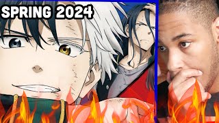 SPRING IS  GONNA BE CRAZY! | Top 10 Most Anticipated Anime of Spring 2024 | REACTION!!