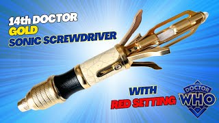 NEW - 14th Doctor Gold Sonic Screwdriver Review