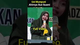 Ust Mumpuni Akhirnya ikut Gus Fitroh #shorts #ngajimaningchannrel #mediaislamchannel