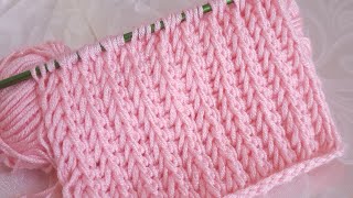 Fantastic Super Easy Tunisian Crochet Baby Blanket | Hand Crafts Ideas