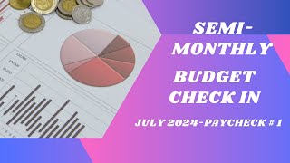 How I Track Expenses and Update My Budget|July 15, 2024 Semi-Monthly Budget#expensetracking