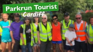 Kelly runs the Cardiff parkrun