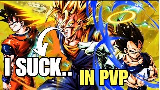 I suck at this game ..! Dragon Ball Legends PVP