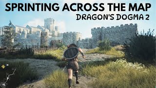 HOW BIG IS THE MAP in Dragon's Dogma 2? Sprint Across the Map