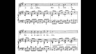 César Franck - Nocturne, song for voice & piano, FWV 85 (F sharp minor) (1884) [Score]