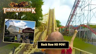 Thunderhawk Back Row HD Pivothead POV | Dorney Park