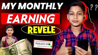 My Monthly Earning Revele 🤑 | Tech boy om monthly income 💰🤑 | YouTube Earnings #qna