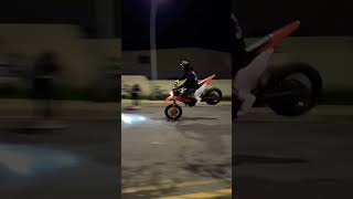 ktm 450 wheelie fail