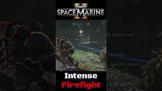 #shorts Intense Firefight On The Objective - Space Marine 2 PVP