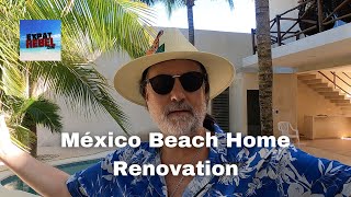 Pool Is Filled and Done - México Beach Home Renovation