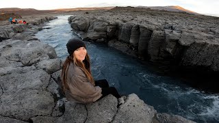 Geitá (The Goat River) Near Húsafell in West Iceland - November 2022