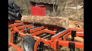 Woodmizer LT35 video: Quartersawn spalted sycamore video how to