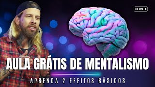 LIVE de MENTALISMO | Aprenda 2 efeitos para começar (nível FÁCIL)