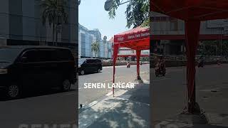 Lancar arus kendaraan Senen @trans77jakarta70 #aruskendaraan #atriuksenen #seputarjakarta