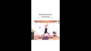 Virabhadrasana I alineación