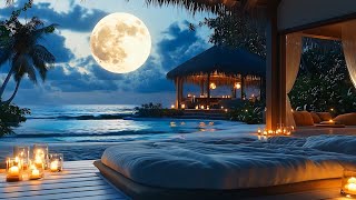 Nature’s Whisper at Dusk ASMR 🌙  Peaceful Beach Resort Ambience for Restful Sleep - Meditation