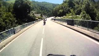 balade en moto dans le Béarn (Sud-Ouest)