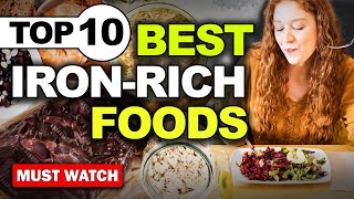 Top 10 Best Iron Rich Foods to Boost Hemoglobin | Say GOODBYE to Fatigue