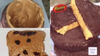 زبدة فول السودانى بمكون واحد 🤗و اكواب الشوكولاتة بفول السودانى😋😋 peanut butter and reese's