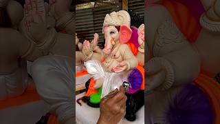 Ganapati is made in different beautiful colors #ganesh #viral