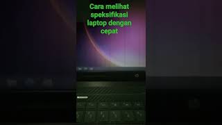 cara lihat spek laptop dengan cepat