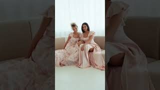 Pink bridesmaid dresses #bridesmaids #bridesmaiddresses #bridesmaidfashion #weddingattire #wedding