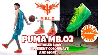 PUMA MB .02 | LAMELO BALL | DETAILED LOOK | DIFFERENT COLORWAYS #lameloball