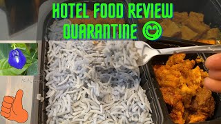 Food review during quarantine in hotel room 🌸 butterfly pea flower rice 🌸 Chinese, Malay food 🍱