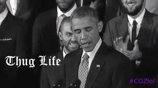 Thug Life on San Antonio Spurs Visit to The White House