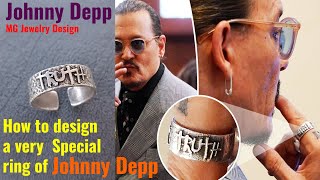 How to design a very Special Johnny Depp ring, Johnny Depp Jewelry.