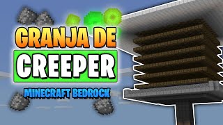 GRANJA DE CREEPERS para Minecraft Bedrock 1.20