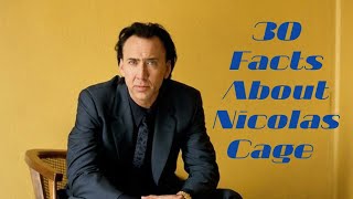 30 Facts About Nicolas Cage (funny story at the end) #nicolascage #celebrity