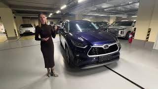 Привезли Toyota Highlander на заказ.  Лиса рулит