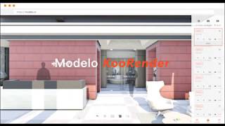 Modelo KooRender - Instant free rendering without the need of any software