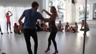 Jakub Jakoubek & Lucia Kubasova demo 1 at 2nd Cyprus International Zouk'n'Holidays Congress