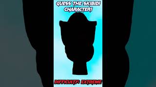 Guess The Skibidi Toilet CHARACTER!! (EP.1) #skibiditoilet #shorts