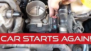 FIXING My 2016 Chrysler 200 No Start - [Changing My Electronic Throttle Body]