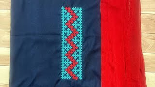 #52 - Kutch embroidery neck / border design | Sindhi embroidery neck design | kutch work designs