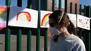 The RAINBOW WALL - Best Wishes and Thank You NHS 🌈