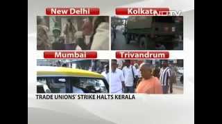 Bharat bandh  transport, banking hit; 1 dead in clash in Ambala