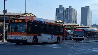 MTA NYCT Bus, NICE Bus, and LIRR Train action at Jamaica Center-Parsons/Archer (6/17/2024)