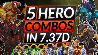 5 HERO COMBOS IN PATCH 7.37d - The Best LANE and GAME Combos - Dota 2 Meta Guida