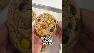 REESE’S PIECES COOKIES 🥜🍪 #recipe